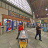 Ticket counter area at the station in Basel