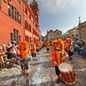 Carnival in Basel on Monday, also called Cortege