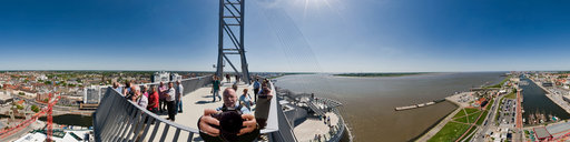 Bremerhaven seen from the top of Atlantic Hotel