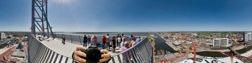 Bremerhaven seen from the top of Atlantic Hotel