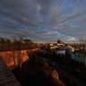Brno Petrov St. Peter and Paul's Cathedral from Spilberk castle fortification