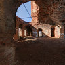Ruins of church in a round floor 02