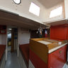 Joshua, inside the boat