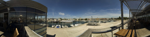 La Rochelle, view from the aquarium