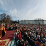 Пасха в 2010 году Ильинская пл