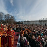 Пасха в 2010 году Христос воскресе! Нимб воссиял в небе