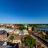 Вид с крыши гостиницы Юбилейная