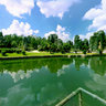 the lotus pond in Shilin County, Yunnan, China