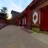 the sunset at Beihai Park Beijing