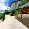 a bird's eye view on the Potala Palace in lhasa