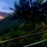 the sunset in Perilous peaks of Mount Lu jiangxi