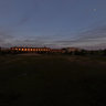 park at sunset