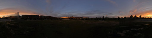 park at sunset