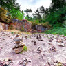Cairns rouges à Brocéliande