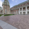 Big Tsaritsyno Palace. Moscow. The palace and park ensemble Tsaritsyno. Front of the palace