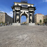 Moscow Triumphal Gate. West side.